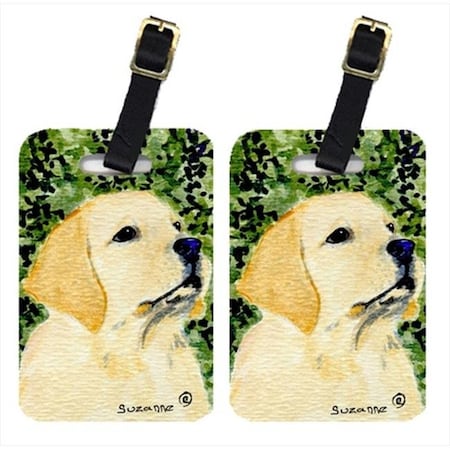 Carolines Treasures Carolines Treasures SS8803BT Labrador Luggage Tag - Pair 2; 4 x 2.75 In. SS8803BT